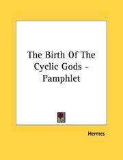 Cover of: The Birth Of The Cyclic Gods - Pamphlet