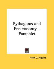 Cover of: Pythagoras and Freemasonry - Pamphlet