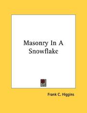 Cover of: Masonry In A Snowflake