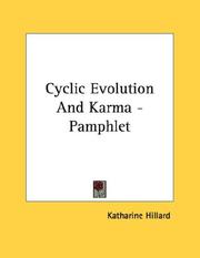 Cyclic Evolution And Karma - Pamphlet cover