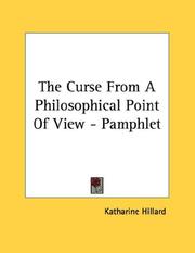 The Curse From A Philosophical Point Of View - Pamphlet cover