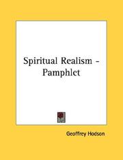 Cover of: Spiritual Realism - Pamphlet