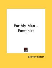 Cover of: Earthly Man - Pamphlet