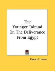 Cover of: The Younger Talmud On The Deliverance From Egypt
