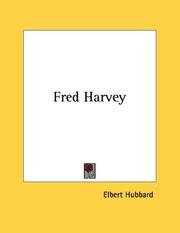 Cover of Fred Harvey by Elbert Hubbard