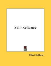 Front cover of Self-Reliance by Elbert Hubbard