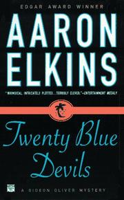 Cover of: Twenty Blue Devils (Gideon Oliver Mysteries) by Aaron J. Elkins