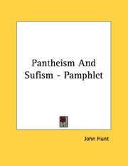 Cover of: Pantheism And Sufism - Pamphlet | John Hunt