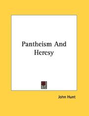 Cover of: Pantheism And Heresy