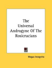 Cover of: The Universal Androgyne Of The Rosicrucians