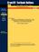 Cover of: Outlines & Highlights for Calculus for Business, Economics, Life Sciences, and Social Sciences by Barnett, ISBN