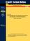 Cover of: Outlines & Highlights for Finite Mathematics For Business, Economics, Life Sciences, And Social Sciences by Barnett ISBN