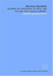 Cover of: Political dialogues by Andrew Dickson White