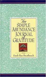 Cover of: Simple Abundance Journal of Gratitude