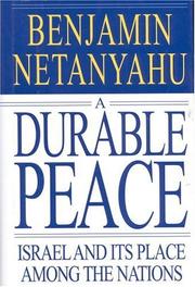 Cover of: A Durable Peace by Benjamin Netanyahu, Binyamin Netanyahu