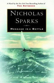Cover of: Message in a bottle by Nicholas Sparks