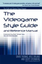 Cover of: The Videogame Style Guide and Reference Manual