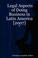 Cover of: Legal Aspects of Doing Business in Latin America [2007] - II