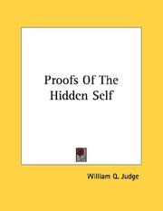 Cover of: Proofs Of The Hidden Self