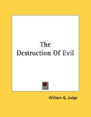 Cover of: The Destruction Of Evil