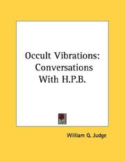 Cover of: Occult Vibrations: Conversations With H.P.B.
