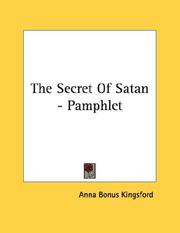Cover of: The Secret Of Satan - Pamphlet