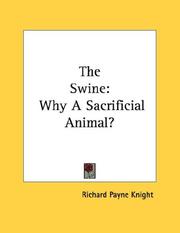 Cover of: The Swine: Why A Sacrificial Animal?