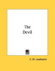 Cover of: The Devil by Charles Webster Leadbeater