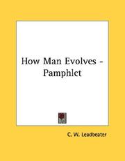 Cover of: How Man Evolves - Pamphlet