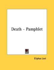 Cover of: Death - Pamphlet