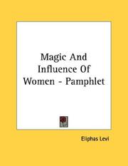 Cover of: Magic And Influence Of Women - Pamphlet