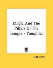 Cover of: Magic And The Pillars Of The Temple - Pamphlet