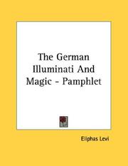 Cover of: The German Illuminati And Magic - Pamphlet