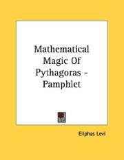 Cover of: Mathematical Magic Of Pythagoras - Pamphlet