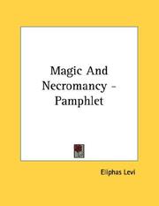 Cover of: Magic And Necromancy - Pamphlet