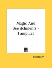 Cover of: Magic And Bewitchments - Pamphlet