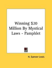 Cover of: Winning $20 Million By Mystical Laws - Pamphlet