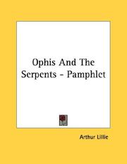Cover of: Ophis And The Serpents - Pamphlet