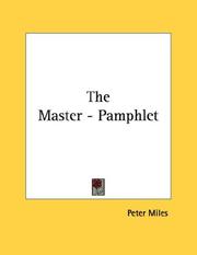 Cover of: The Master - Pamphlet