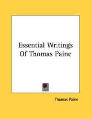 Cover of: Essential Writings Of Thomas Paine by Thomas Paine