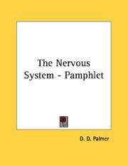 Cover of: The Nervous System - Pamphlet by D. D. Palmer