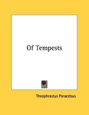 Cover of: Of Tempests by Paracelsus
