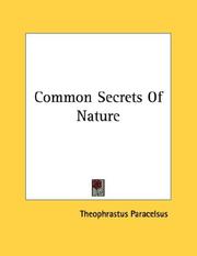 Cover of: Common Secrets Of Nature