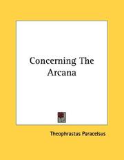 Cover of: Concerning The Arcana