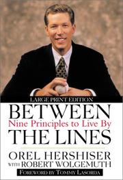 Cover of: Between the Lines by Orel Hershiser, Robert Wolgemuth