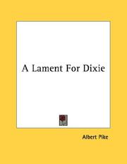 Cover of: A Lament For Dixie