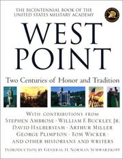 Cover of: West Point: two centuries of honor and tradition