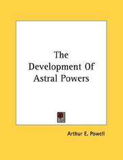Cover of: The Development Of Astral Powers