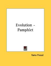 Cover of: Evolution - Pamphlet