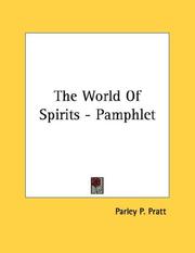 Cover of: The World Of Spirits - Pamphlet